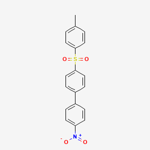 molecular formula C19H15NO4S B3453051 4'-Nitro-4-(toluene-4-sulfonyl)-biphenyl CAS No. 76128-00-2