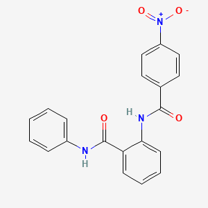 2-(4-Nitrobenzamido)-N-phenylbenzamide