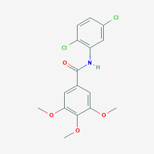 molecular formula C16H15Cl2NO4 B3453096 N-(2,5-dichlorophenyl)-3,4,5-trimethoxybenzamide 