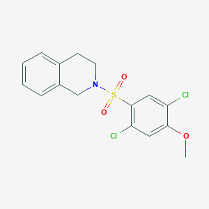 2-((2,5-Dichloro-4-methoxyphenyl)sulfonyl)-1,2,3,4-tetrahydroisoquinoline