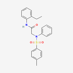 N~1~-(2-ethylphenyl)-N~2~-[(4-methylphenyl)sulfonyl]-N~2~-phenylglycinamide