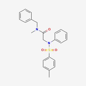 N~1~-benzyl-N~1~-methyl-N~2~-[(4-methylphenyl)sulfonyl]-N~2~-phenylglycinamide