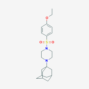 4-Adamantanyl-1-[(4-ethoxyphenyl)sulfonyl]piperazine