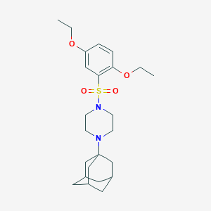 1-(1-Adamantyl)-4-[(2,5-diethoxyphenyl)sulfonyl]piperazine