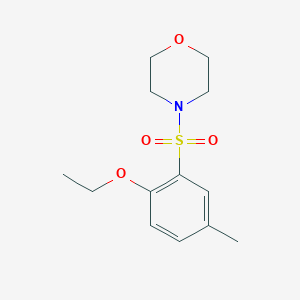 molecular formula C13H19NO4S B345378 4-(2-Ethoxy-5-methylphenyl)sulfonylmorpholine CAS No. 714209-01-5