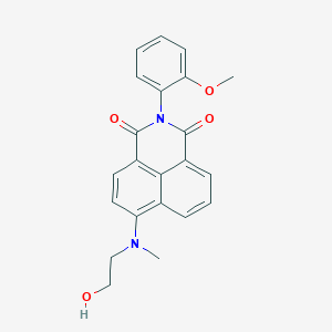 6-[(2-hydroxyethyl)(methyl)amino]-2-(2-methoxyphenyl)-1H-benzo[de]isoquinoline-1,3(2H)-dione