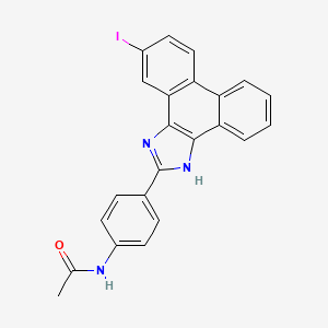 N-[4-(10-iodo-1H-phenanthro[9,10-d]imidazol-2-yl)phenyl]acetamide