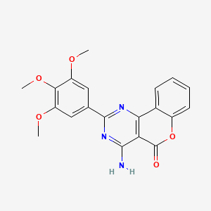 4-amino-2-(3,4,5-trimethoxyphenyl)-5H-chromeno[4,3-d]pyrimidin-5-one