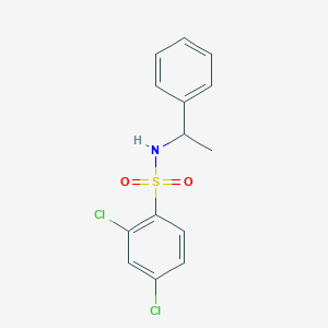2,4-dichloro-N-(1-phenylethyl)benzenesulfonamide