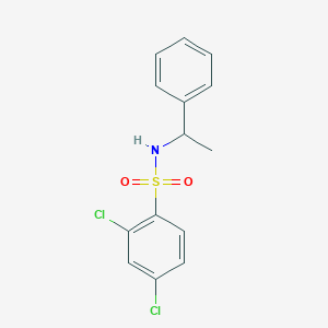 molecular formula C14H13Cl2NO2S B345425 2,4-dichloro-N-(1-phenylethyl)benzenesulfonamide CAS No. 873578-49-5