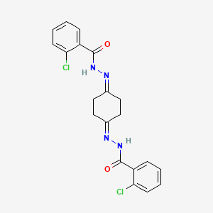 N',N''-1,4-cyclohexanediylidenebis(2-chlorobenzohydrazide)