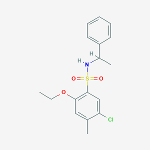 [(5-Chloro-2-ethoxy-4-methylphenyl)sulfonyl](phenylethyl)amine