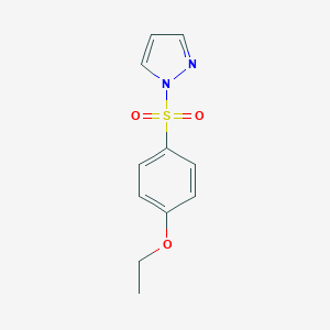 molecular formula C11H12N2O3S B345439 1-(4-Ethoxyphenyl)sulfonylpyrazole CAS No. 899232-84-9