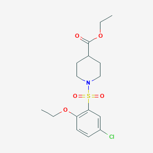 Ethyl 1-(5-chloro-2-ethoxyphenyl)sulfonylpiperidine-4-carboxylate