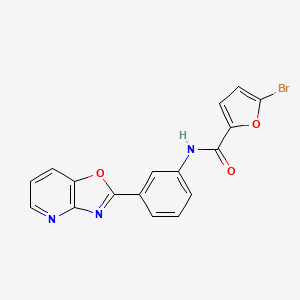 5-bromo-N-(3-[1,3]oxazolo[4,5-b]pyridin-2-ylphenyl)-2-furamide
