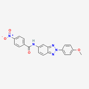 N-[2-(4-methoxyphenyl)-2H-1,2,3-benzotriazol-5-yl]-4-nitrobenzamide