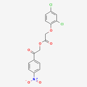 2-(4-nitrophenyl)-2-oxoethyl (2,4-dichlorophenoxy)acetate