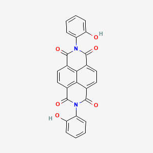 molecular formula C26H14N2O6 B3454568 2,7-bis(2-hydroxyphenyl)benzo[lmn]-3,8-phenanthroline-1,3,6,8(2H,7H)-tetrone 