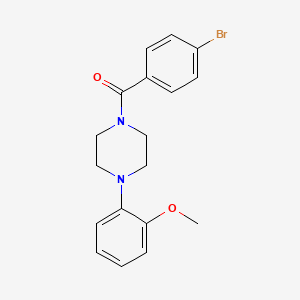 1-(4-bromobenzoyl)-4-(2-methoxyphenyl)piperazine