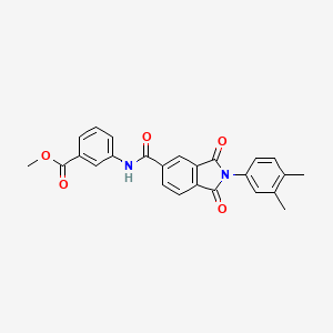 methyl 3-({[2-(3,4-dimethylphenyl)-1,3-dioxo-2,3-dihydro-1H-isoindol-5-yl]carbonyl}amino)benzoate