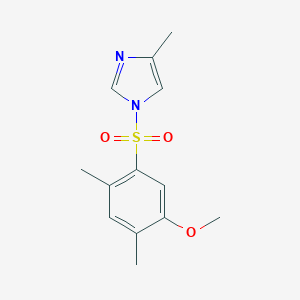 molecular formula C13H16N2O3S B345485 1-[(5-Methoxy-2,4-dimethylphenyl)sulfonyl]-4-methylimidazole CAS No. 898641-25-3