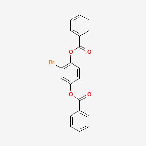 molecular formula C20H13BrO4 B3454945 2-bromo-1,4-phenylene dibenzoate CAS No. 5541-49-1