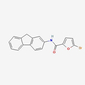 molecular formula C18H12BrNO2 B3455038 5-bromo-N-9H-fluoren-2-yl-2-furamide 