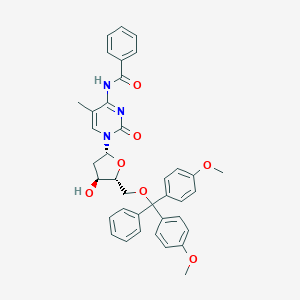 molecular formula C38H37N3O7 B034551 5'-O-(4,4'-二甲氧基三苯甲基)-N4-苯甲酰-5-甲基-2'-脱氧胞苷 CAS No. 104579-03-5