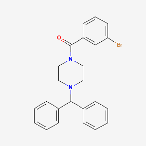 1-(3-bromobenzoyl)-4-(diphenylmethyl)piperazine