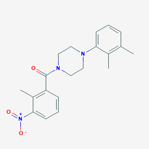 1-(2,3-dimethylphenyl)-4-(2-methyl-3-nitrobenzoyl)piperazine