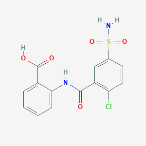 2-{[5-(aminosulfonyl)-2-chlorobenzoyl]amino}benzoic acid