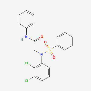 N~2~-(2,3-dichlorophenyl)-N~1~-phenyl-N~2~-(phenylsulfonyl)glycinamide