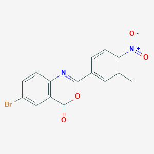 6-bromo-2-(3-methyl-4-nitrophenyl)-4H-3,1-benzoxazin-4-one