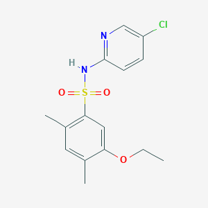 N-(5-chloropyridin-2-yl)-5-ethoxy-2,4-dimethylbenzenesulfonamide
