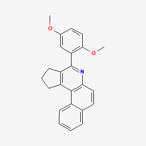 4-(2,5-dimethoxyphenyl)-2,3-dihydro-1H-benzo[f]cyclopenta[c]quinoline