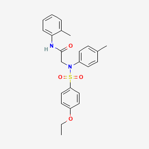 N~2~-[(4-ethoxyphenyl)sulfonyl]-N~1~-(2-methylphenyl)-N~2~-(4-methylphenyl)glycinamide