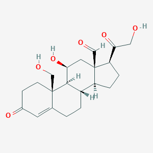 molecular formula C21H28O6 B034556 19-Hydroxyaldosterone CAS No. 103246-10-2