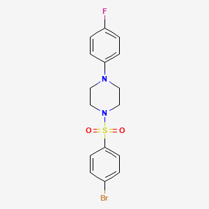 1-[(4-bromophenyl)sulfonyl]-4-(4-fluorophenyl)piperazine