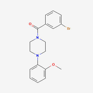 1-(3-bromobenzoyl)-4-(2-methoxyphenyl)piperazine