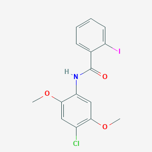 N-(4-chloro-2,5-dimethoxyphenyl)-2-iodobenzamide