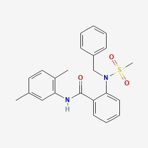 2-[benzyl(methylsulfonyl)amino]-N-(2,5-dimethylphenyl)benzamide