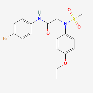 N~1~-(4-bromophenyl)-N~2~-(4-ethoxyphenyl)-N~2~-(methylsulfonyl)glycinamide