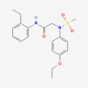 N~2~-(4-ethoxyphenyl)-N~1~-(2-ethylphenyl)-N~2~-(methylsulfonyl)glycinamide