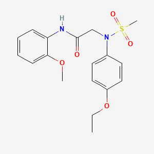 N~2~-(4-ethoxyphenyl)-N~1~-(2-methoxyphenyl)-N~2~-(methylsulfonyl)glycinamide