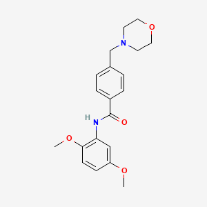 N-(2,5-dimethoxyphenyl)-4-(4-morpholinylmethyl)benzamide