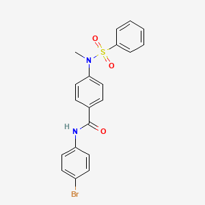 N-(4-bromophenyl)-4-[methyl(phenylsulfonyl)amino]benzamide