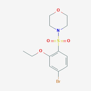 4-(4-Bromo-2-ethoxyphenyl)sulfonylmorpholine
