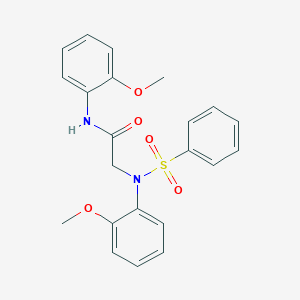 N~1~,N~2~-bis(2-methoxyphenyl)-N~2~-(phenylsulfonyl)glycinamide