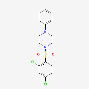 1-[(2,4-dichlorophenyl)sulfonyl]-4-phenylpiperazine