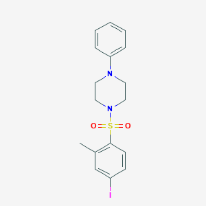 1-[(4-iodo-2-methylphenyl)sulfonyl]-4-phenylpiperazine